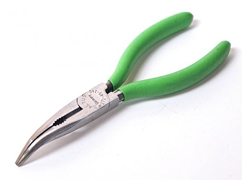 saltus Teléfono Alicate 160 mm 45 grados plano redondo Alicate Electricistas – Alicates de punta plana