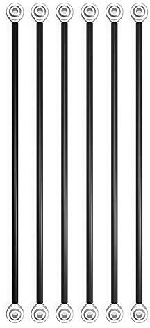 T&F 1 Set Carbon Diagonal Push Rod Metall Durchmesser 5x3mm Carbon Rod für 3D Drucker 18cm M3