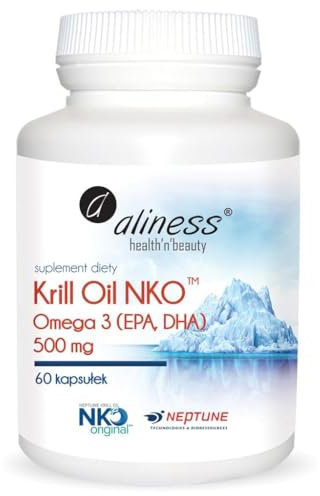Olio di krill Omega 3 Olio di krill NKO 500mg 60 capsule Aliness