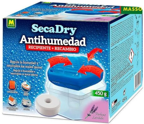 Secadry Antihumedad Recipiente+Tableta 450Gr. 231649 Massó