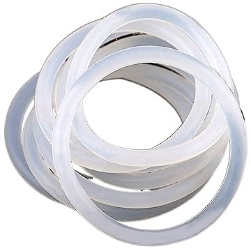 WALNUTS 10pcs White Silicone O Ring Gasket CS 3mm OD 10-100mm Food Grade Silicon Rubber Ring Washer VMQ Insulated Waterproof Seal Gasket (Color : OD 45mm ID 39mm, Size : 3mm)