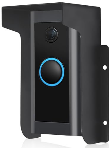 WANDGU Parapioggia per campanello: video campanello parapioggia, durevole e resistente alle intemperie, per campanello ad anello, citofono e lucchetto a codice porta di casa (15 x 9,7 x 7,2 cm)