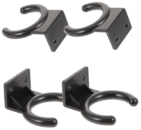 Yardwe 4 Stück Mikrofonhalter Wandhalterung für Mikrofon Kleines Kunststoff Hält Sicher und Lässt Sich Leicht Montieren für Zuhause und Hotel