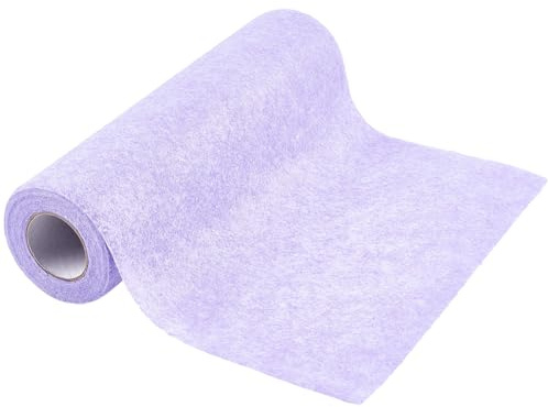 CREATCABIN Paño de Limpieza de Microfibra En Rollo, Toallas de Microfibra para Coches, Trapos de Limpieza, Toallas de Papel Reutilizables para Talleres Mecánicos, Hogar Y Cocina Morado 25x25cm