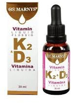 Vitamina D3 + K2 Líquida en Gotas (30 ml) – Suplemento de Alta Absorción para la Salud Ósea, Fijación de Calcio y Sistema Inmunitario – Formato Líquido Premium de Alta Pureza