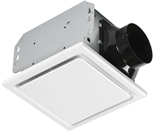 Homewerks 7140-80 Bathroom Fan Ceiling Mount Exhaust Ventilation, 1.5 Sones, 80 CFM, White