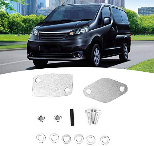 Egr Delete Kit, Qiilu EGR Removal Kit Blanking Block Plates 985984415261 Fits for Delica/Pajero