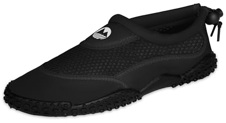 Lakeland Active Men’s Eden Water Shoes - Adjustable, Quick Drying & Breathable for Beach and Swimming Black White