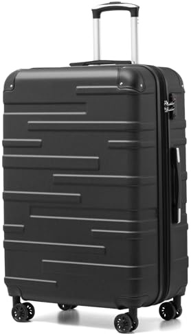 COOLIFE Large Suitcase 28 inch, 93L Expandable, mit TSA Lock, ABS Hardshell