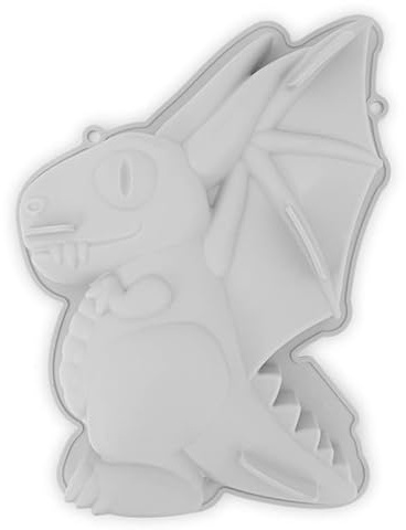 CÉCOA • Kuchenform • Drachen-Silikon • 100 % Platinium • Silikonform thematisch zum Geburtstag • Backform aus 100 % lebensmittelechtem Silikon • BPA-frei