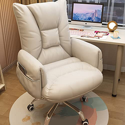 Bürostuhl, Gaming-Stuhl, Computerstuhl, ergonomischer Bürostuhl, Chef-Computerstuhl mit gepolsterter Armlehne und Fußstütze, drehbarer Schreibtischstuhl, höhenverstellbarer Liegestuhl für d