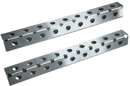 Aganjok rostfritt stål V2A grillspett, grillspett, spett, spett, grillhållare, ram, 470 mm, 47 cm för gasgrill – träkolgrill (utan spett)