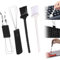 4 pezzi Keycap Remover,Remover Puller,2 tappi per tasti di rimozione con 2 spazzole per tastiera, Switch Puller,Keycap Puller,Stainless Key Cap Estrattore per tastiera pulita