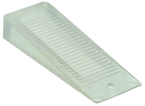 Burg Wächter Cuneo per porta, fermaporta in plastica antiscivolo per pavimento, TKL 2010, trasparente opaco, 100 mm, TKL 2010 T