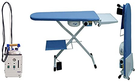 Snail Commercial Ironing System - 5-litre Boiler, Vacuum and Heated Ironing Board Table & Iron + FREE Iron Shoe