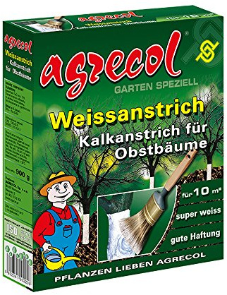 Premium Bianco anstrich Kalk anstrich Albero Pittura per alberi da frutto Protegge dal gelo, Funghi e insetti nocivi e le Cura la corteccia di albero