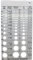 Screw Thread Gauge | Metric and SAE | Recommends Drill Bit & Tap Size (BCP675)
