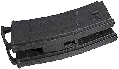 Tippmann 20-Schuss Magazin mit Coupler / Magazinverbinder für TMC - 2er Pack - black