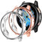 Dirrelo Kompatibel mit Samsung Galaxy Watch Active 2 40mm Hülle, [3 Stück] Weiches Ultradünne TPU Schutzhülle Vollständige Abdeckung Case für Samsung Galaxy Watch Active 2, Schwarz+Silber+Roségold