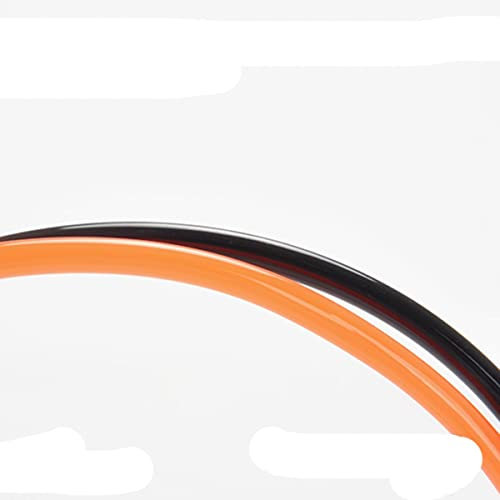 Tuyau d'air pneumatique de 1 mètre 4COLOR 10mm OD 6.5mm ID 8mmx5mm 6mm x 4mm 2.5mm 12x8mm Transparent PU Air Gas Pipe H-Black, 1METER, OD16xID12x1meter