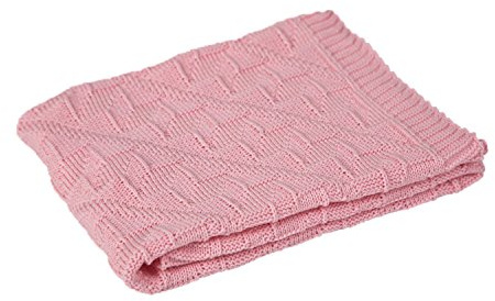 Sonnenstrick Erstlingsdecke/Babydecke/Kuscheldecke/Strickdecke aus 100% Bio Baumwolle kba made in Germany