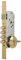 Tesa Assa Abloy - 3010258 R100B566E Cerradura Monopunto de Seguridad para Puertas de Madera, Acero Esmaltado, Color Cromado, Cil. 30 x 30 mm