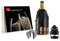 Vacu Vin Set di Accessori Champagne (3 Pezzi) | Refrigeratore, Tappo per Champagne e Beccuccio, Apribottiglie