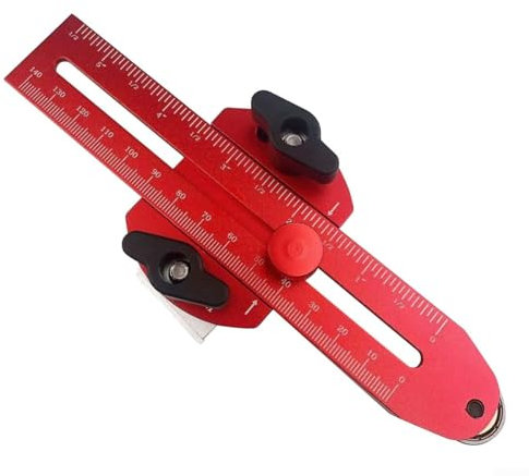 Verlängerte dünne Rip Jig, schmales Streifenschneider-Werkzeug, 140 mm verlängertes Design, Tischsägenvorrichtung für wiederholte schmale Streifenschnittarbeiten, für einfache Holzbearbeitung