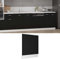 WSJHUHK Muebles, armarios y almacenamiento, armarios de cocina, panel para lavavajillas, color negro, 59,5 x 3 x 67 cm, madera de ingeniería
