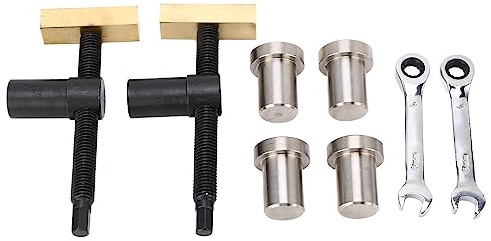 Morsetti Falegname Regolabili in Acciaio Inossibile e Ottone, Clip Banco 20mm - Lunga Durata, Bloccaggio Rapido, Ideali per Falegnameria e Lavorazione Legno (Tipo 1)