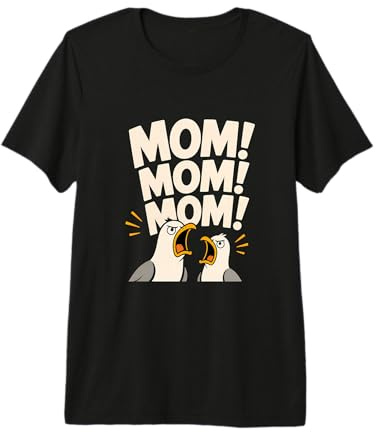 Mamma Mamma Mamma Look Divertente Gabbiano Madre Uccello Maglietta Premium