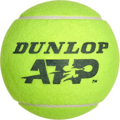 Dunlop 10288329 Palla Gigante Midi Atp 5 Pollici, Giallo