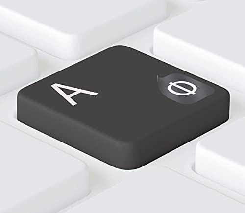 Keystickers® | 5x6mm - Russische universelle Aufkleber für PC,- Laptop, & MacBook Tastaturen, Farbe WEIß | ??????? ???????? ?? ?????????? | Russian Keyboard Stickers