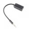 Mr. Gadget's Solutions Auriculares/auriculares 3.5mm divisor de audio/divisor - negro