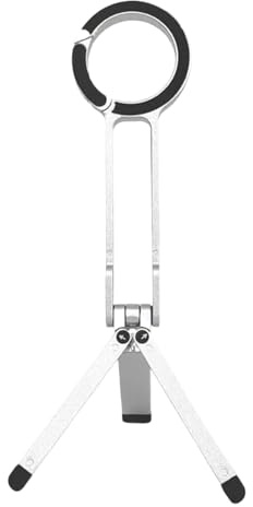 Trípode magnético para teléfono, fuerte sujeción magnética y construcción de aluminio, 8.19 pulgadas, soporte electrónico plegable, trípode de aluminio para teléfono, diseño plegable y portátil, para