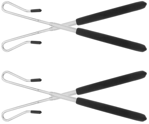 Abaodam 4 Stück Verstellbares Puppensteuerstab 55cm aus Metall mit Kunststoffgriff für Handpuppen und Puppenarmsteuerung Zubehör für Puppentheater und Handpuppenspiel