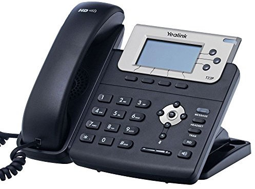 Yealink T23P - Teléfono VOIP, color negro y plata