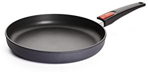 Woll – Diamond Lite Gusspfanne Ø 28 cm mit abnehmbarem Stiel – Antihaftpfanne aus Aluminiumguss mit Diamant-Versiegelung, induktionsgeeignet & backofenfest – Bratpfanne für alle Herdarten