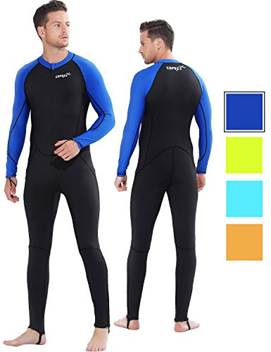 COPOZZ 1mm Wetsuit for Men Women, UPF50+ Full Body Rash Guard Dive Skins