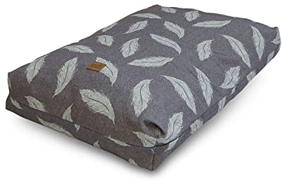 Danish Design Retreat Grey/Duck Egg Eco-Wellness Feather Dog/Puppy Duvet Cover Large 87 x 138 cm