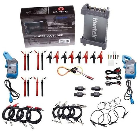 Hantek Automotive USB OscilloscopeUSB/PC Oscilloscope Hantek Hantek6074BE Kit I II III IV 4 Channel Oscilloscope Hantek Automotive USB Oscilloscope 70MHz 1GSa/s(Hantek6074BE-kit IV)