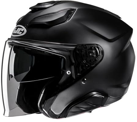HJC, Casque Moto Jet F31 UNI Semi Mat Noir, S