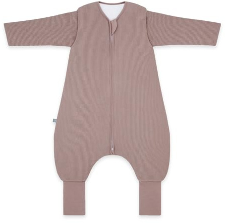 emma & noah Baby Schlafsack – Extra warm & kuschelweich für kalte Nächte – 3.5 TOG, mit Füßen & abnehmbaren Ärmeln, Bio-Baumwolle
