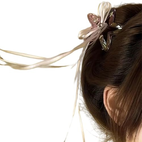 Stilvolle Haarspange aus Acryl, mit einzigartigem Band-Design, Haarschmuck für den täglichen Gebrauch und besondere Anlässe