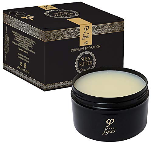 Sheabutter Bio Unraffiniert Kaltgepresst Rein & Natürlich Feuchtigkeitscreme Körperbutter mit Olivenöl, Bienenwachs Bio, Arganöl & Jojobaöl | 250ml