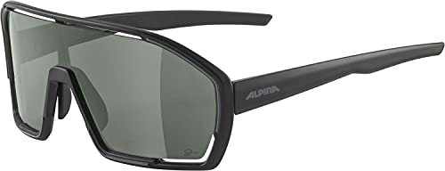 ALPINA Bonfire Q-LITE - Verspiegelte, Kontrastverstärkende und Beschlagfreie Sport und Fahrradbrille Mit 100 Prozent UV-Schutz für Erwachsene