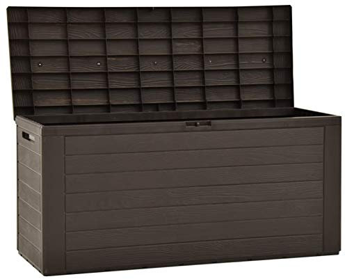 Keketa Homgoday Gartentruhe Braun 116x44x55 cm Gartenmöbel Model49443