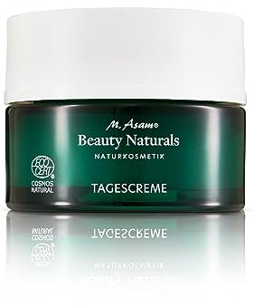 M. Asam Beauty Naturals TAGESCREME (50ml) – mindert Falten & Feuchtigkeitsverlust mit marinen Rohstoffen & BIO-Arganöl, zertifizierte Naturkosmetik in nachhaltiger Verpackung, vegane Gesichtscreme