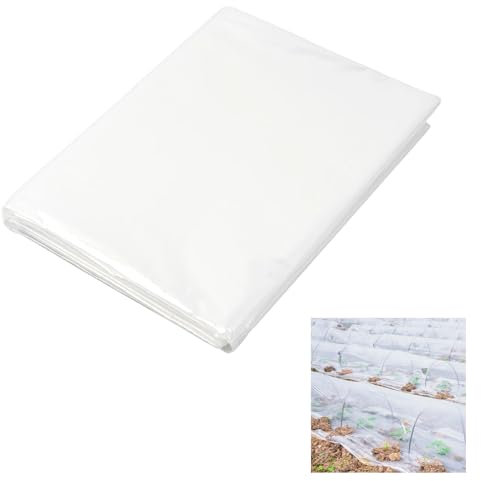 Rapidbok 3x6m Transparente Película de Polietileno,Cubierta Invernadero Plastico,Película de Invernadero supergruesa,Película de Invernadero Cubierta de plástico,para Jardinería,Agricultura