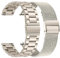 TRUMiRR Armband Kompatibel mit Garmin Approach S50/Garmin Venu Sq 2/Venu Sq/Venu 2 Plus 43mm/Vivomove Sport/Vivoactive 5/Garmin Forerunner 255 165, 20mm Mesh Gewebt Edelstahl Metall Armband